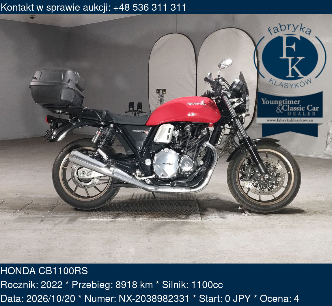 HONDA CB1100RS 2022 - zdjęcie 2