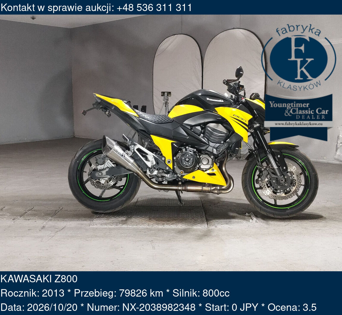 KAWASAKI Z800 2013 - zdjęcie 2