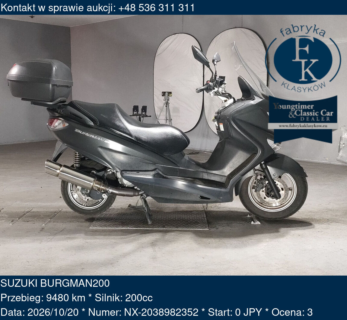 SUZUKI BURGMAN200  - zdjęcie 2