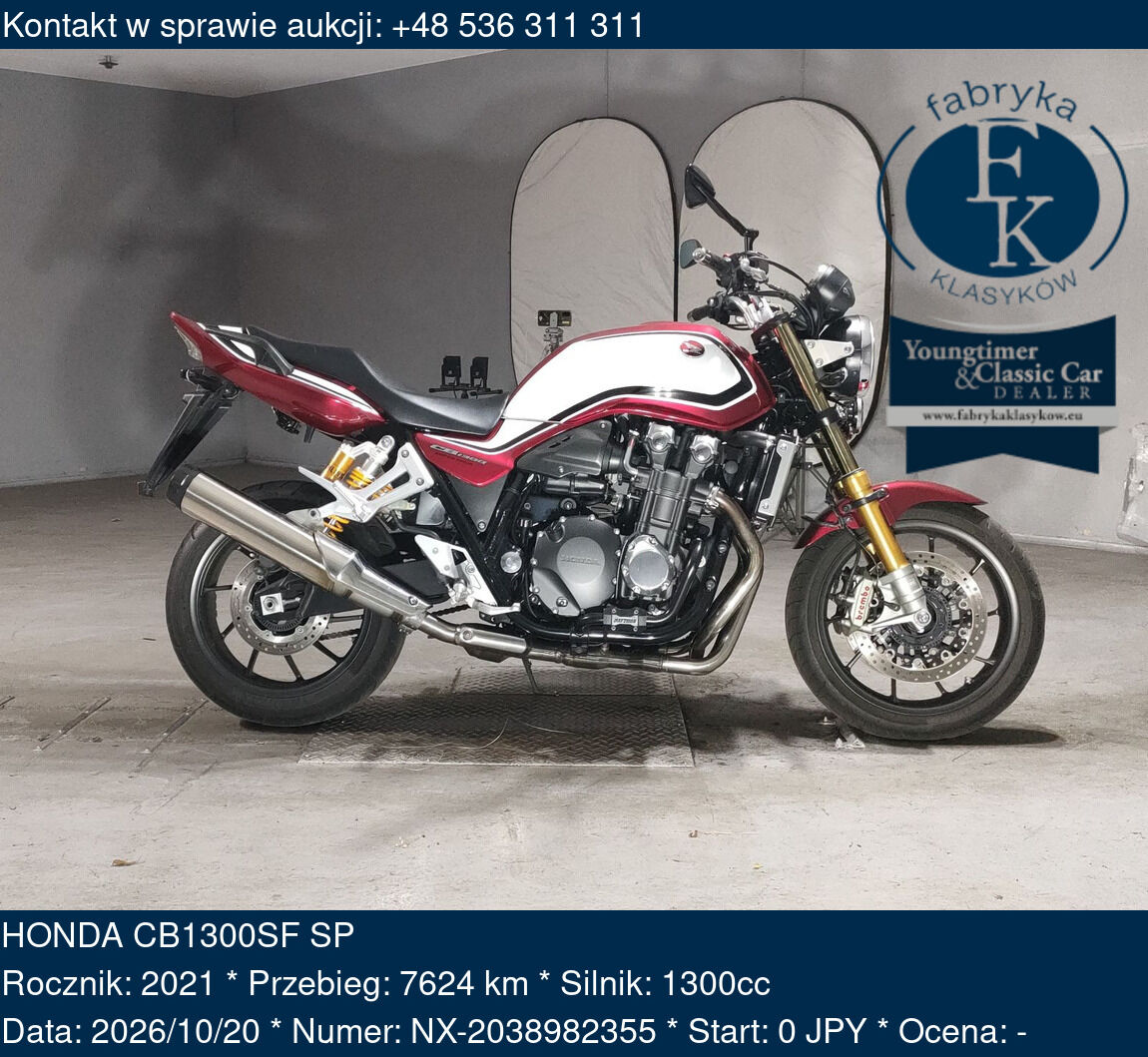 HONDA CB1300SF SP 2021 - zdjęcie 2