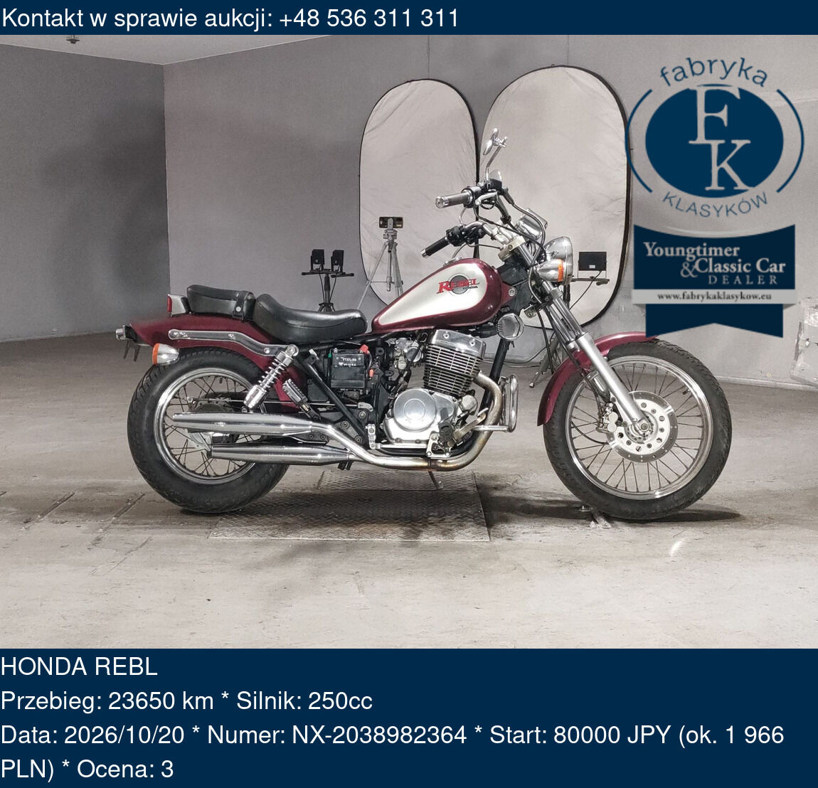 HONDA REBL  - zdjęcie 2
