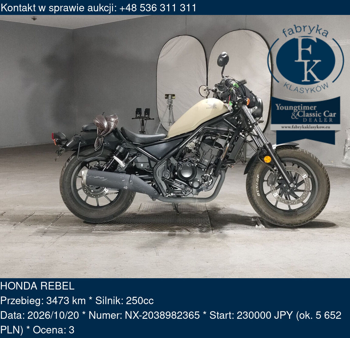 HONDA REBEL  - zdjęcie 2