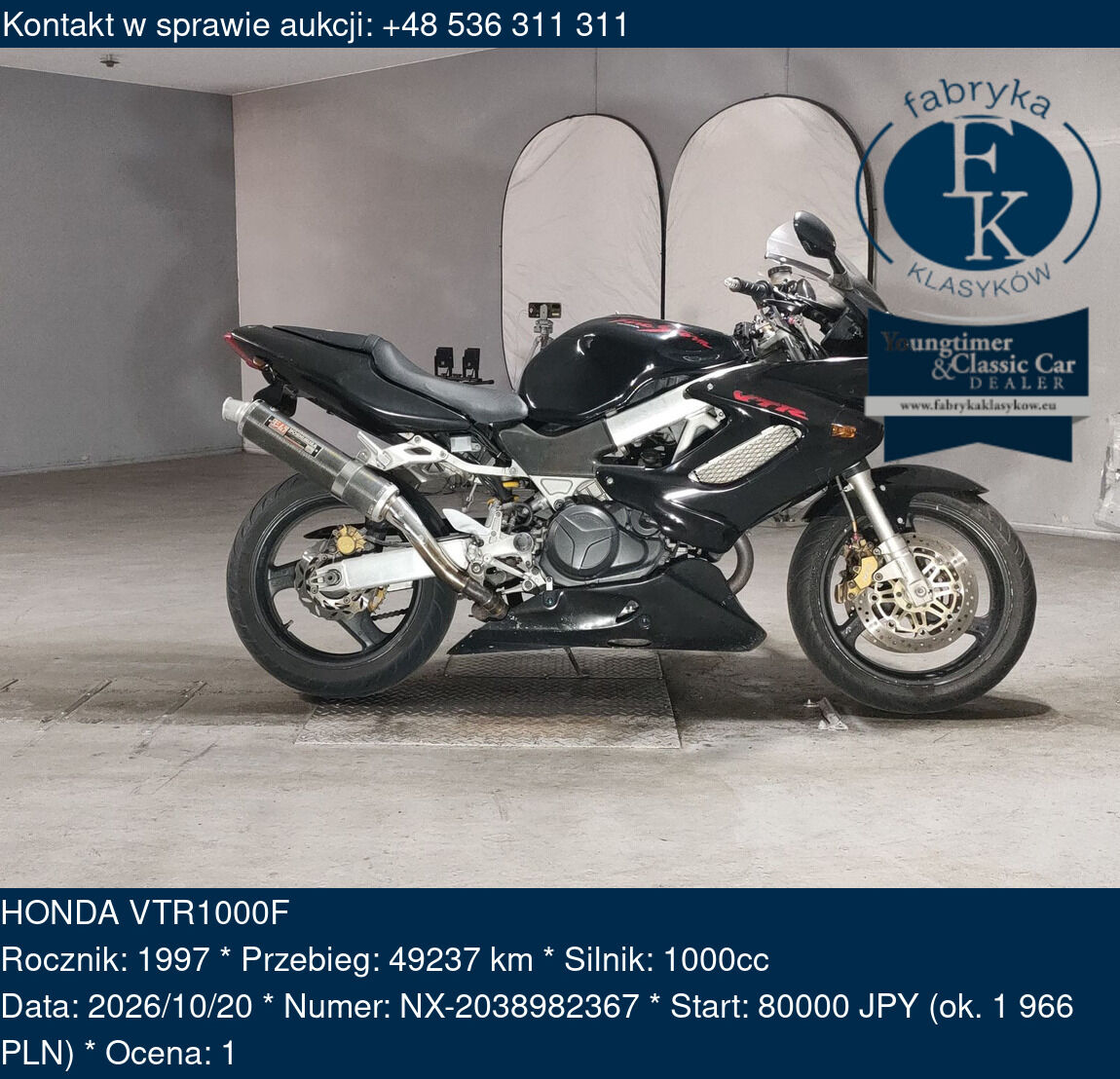HONDA VTR1000F 1997 - zdjęcie 2