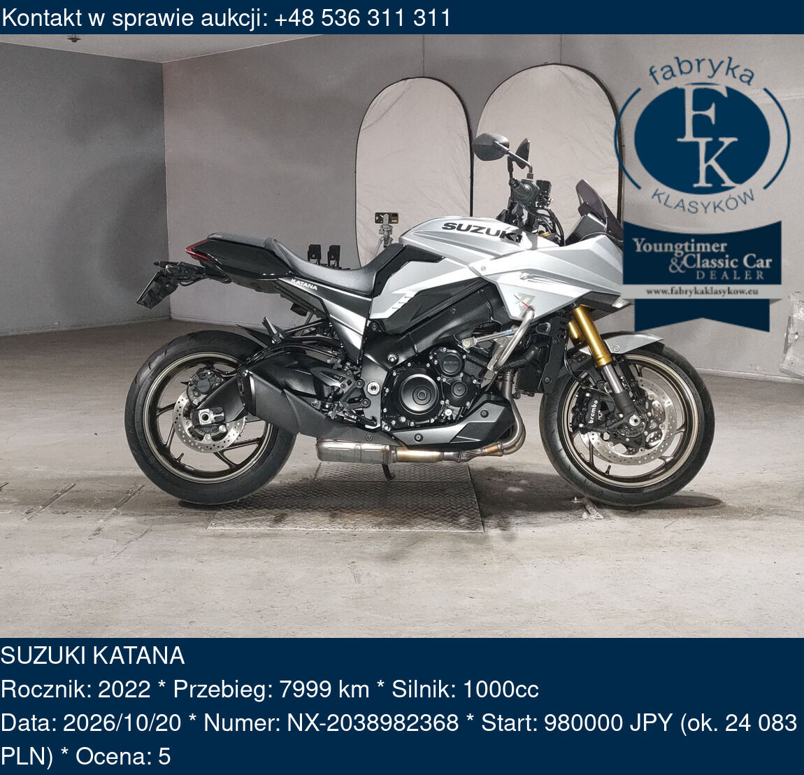SUZUKI KATANA 2022 - zdjęcie 2