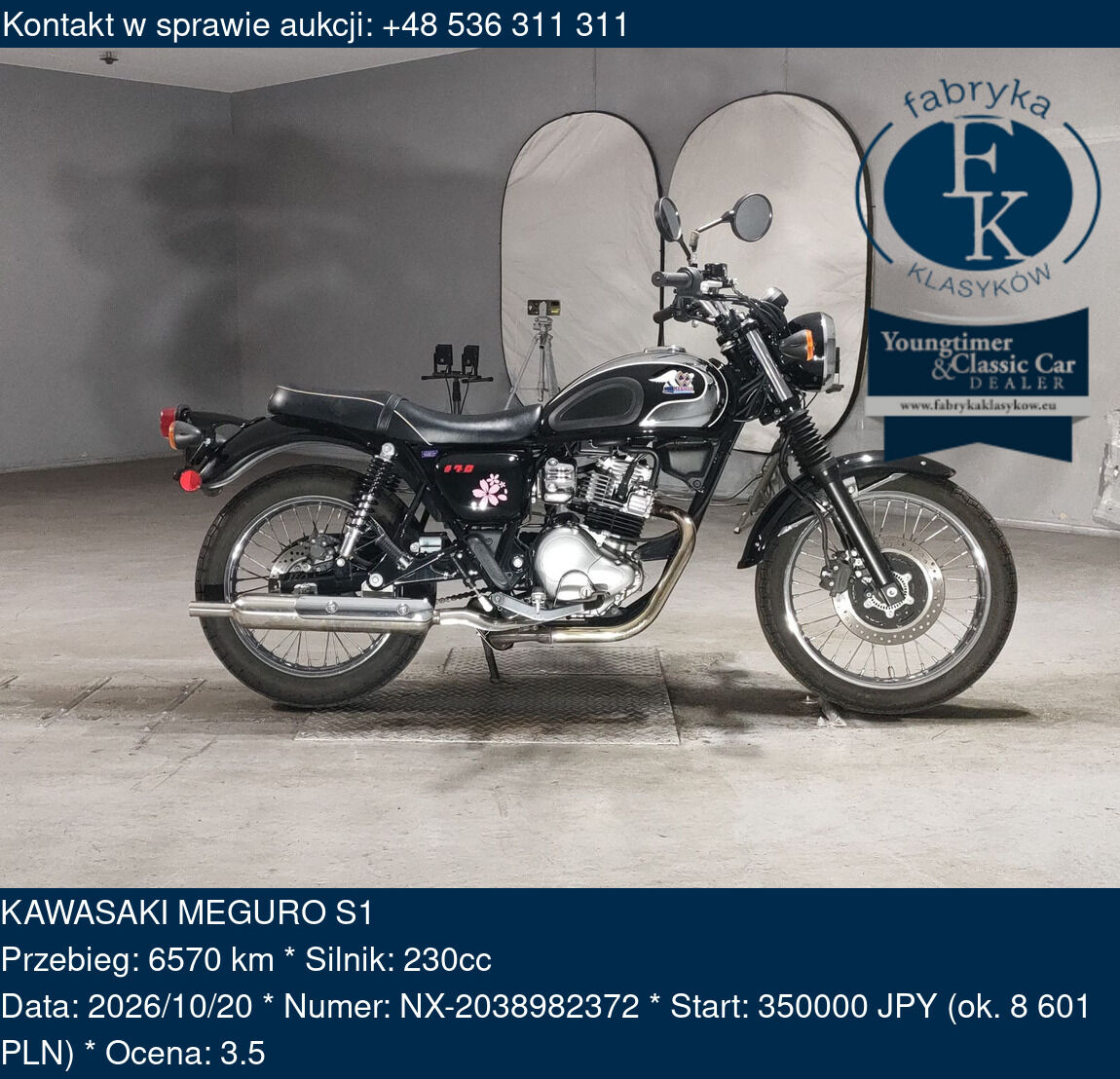 KAWASAKI MEGURO S1  - zdjęcie 2