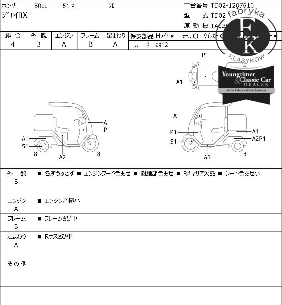 HONDA GYRO  - zdjęcie 7