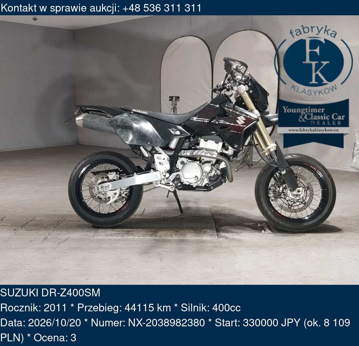 SUZUKI DR-Z400SM 2011 - zdjęcie 2
