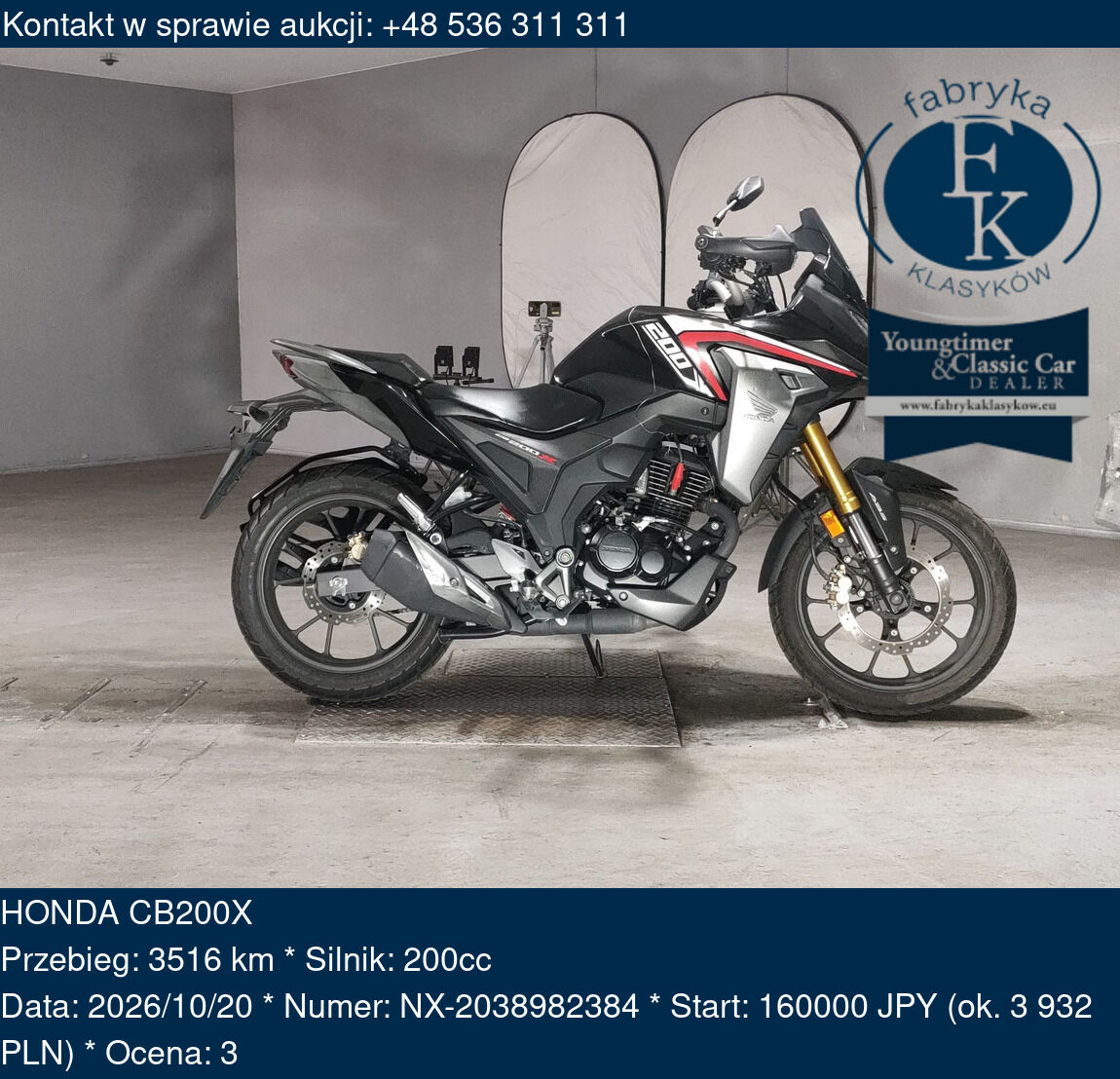 HONDA CB200X  - zdjęcie 2