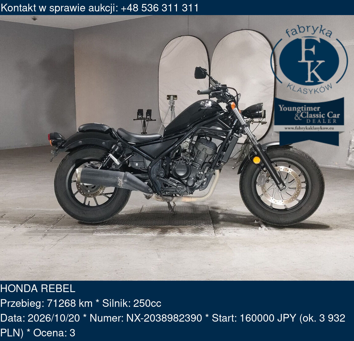 HONDA REBEL  - zdjęcie 2