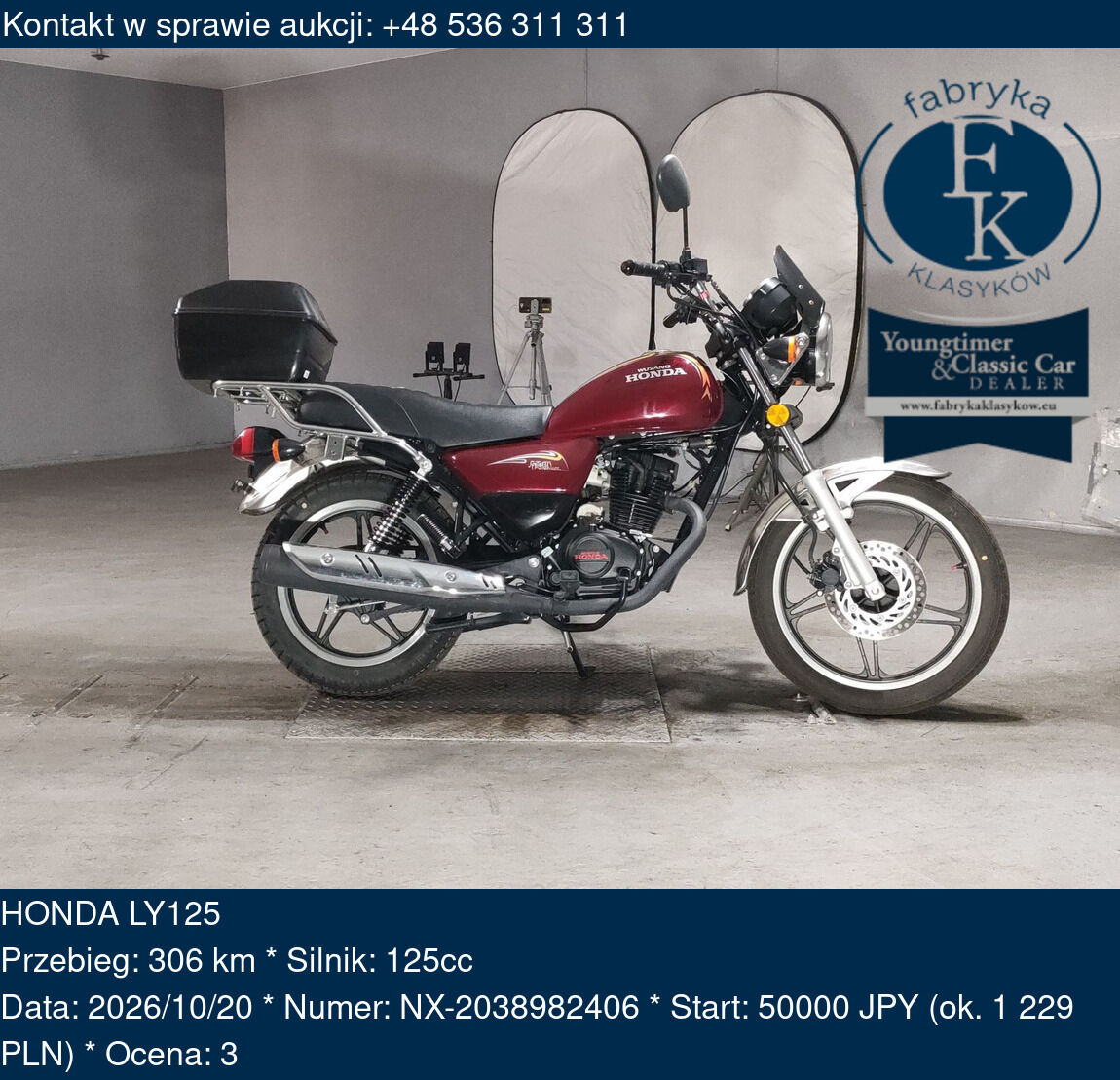 HONDA LY125  - zdjęcie 2