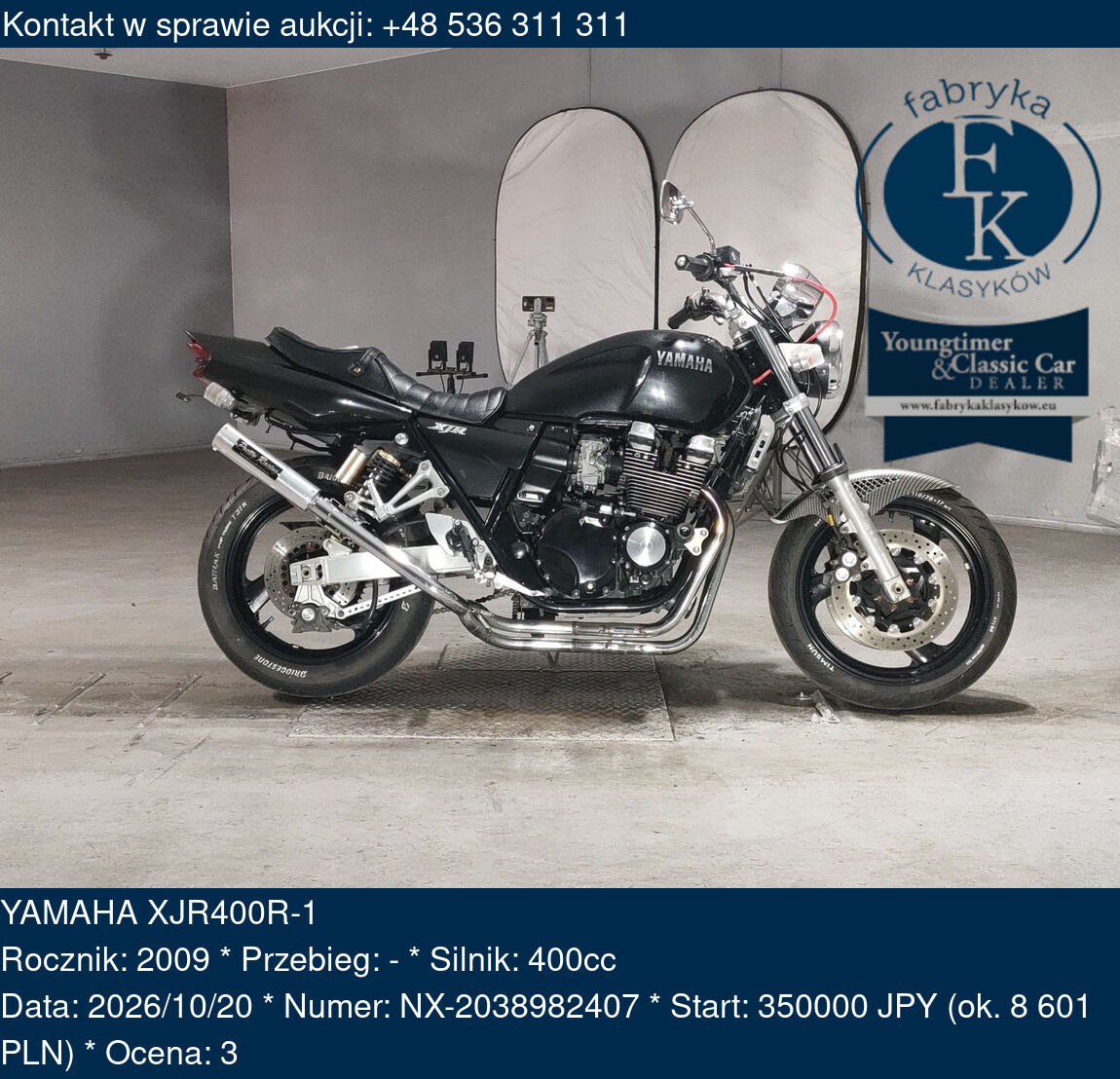 YAMAHA XJR400R-1 2009 - zdjęcie 2