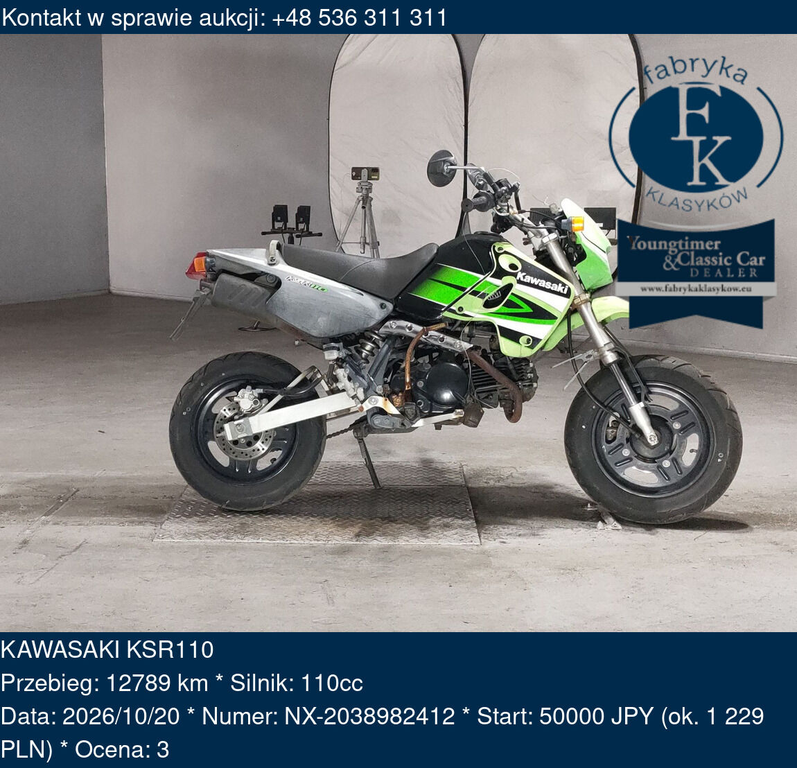 KAWASAKI KSR110  - zdjęcie 2