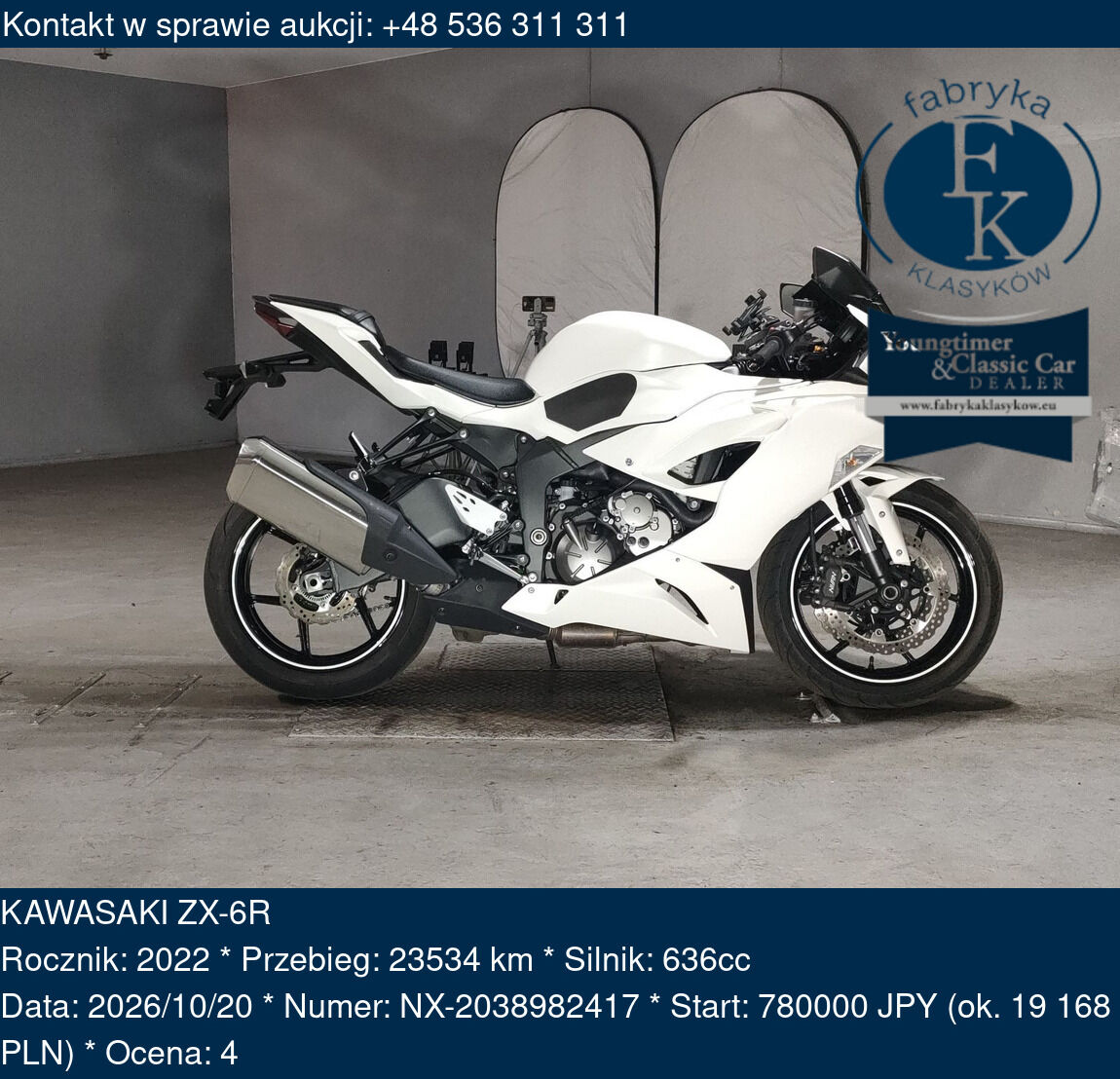 KAWASAKI ZX-6R 2022 - zdjęcie 2