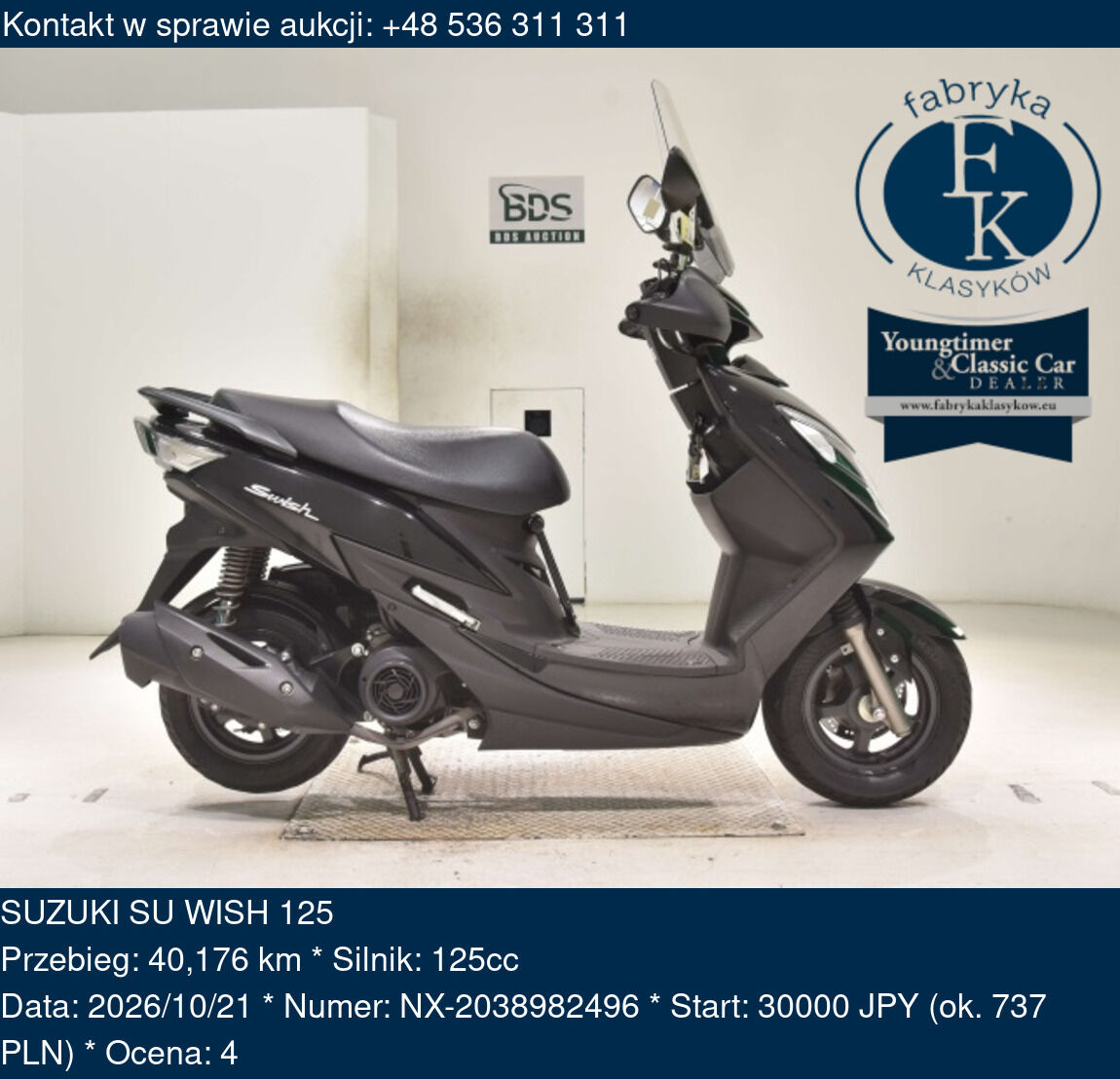 SUZUKI SU WISH 125  - zdjęcie 2