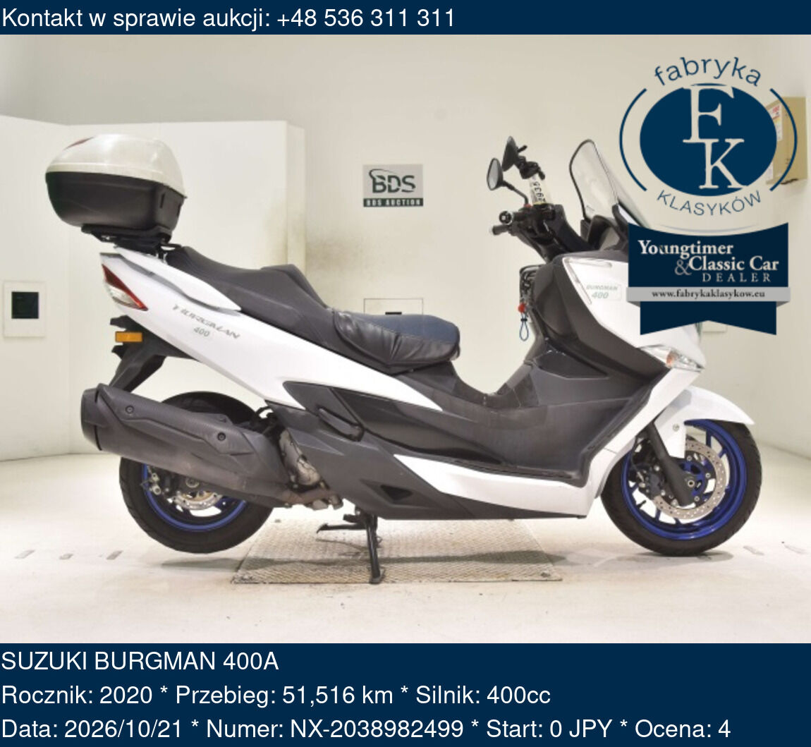 SUZUKI BURGMAN 400A 2020 - zdjęcie 2