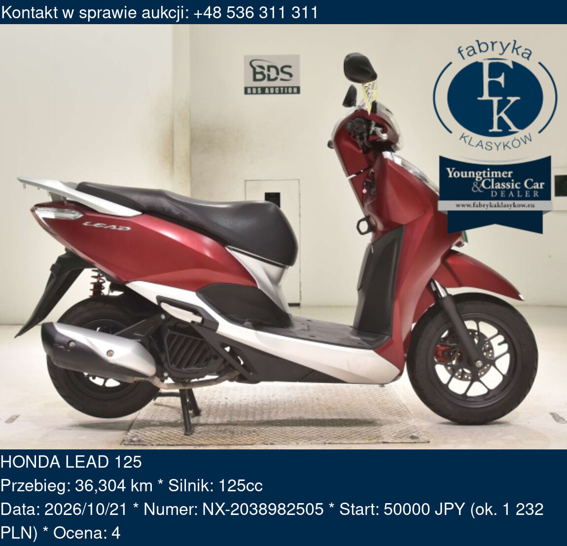 HONDA LEAD 125  - zdjęcie 2