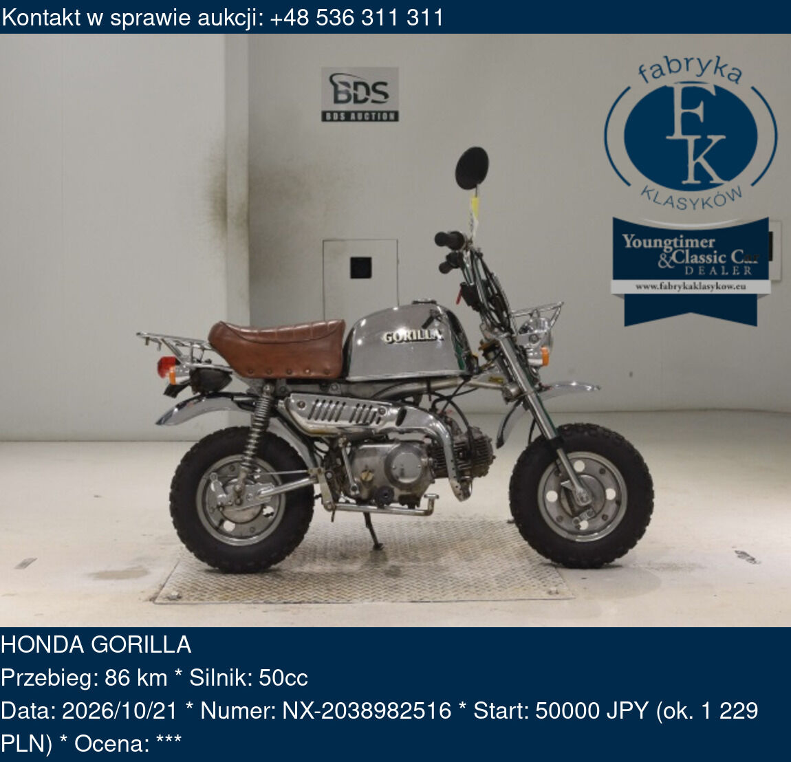 HONDA GORILLA  - zdjęcie 2