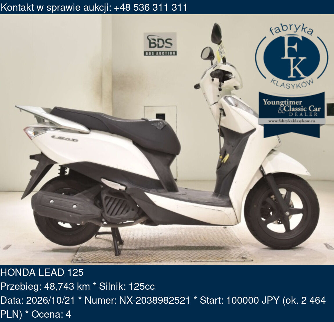 HONDA LEAD 125 - zdjęcie 2