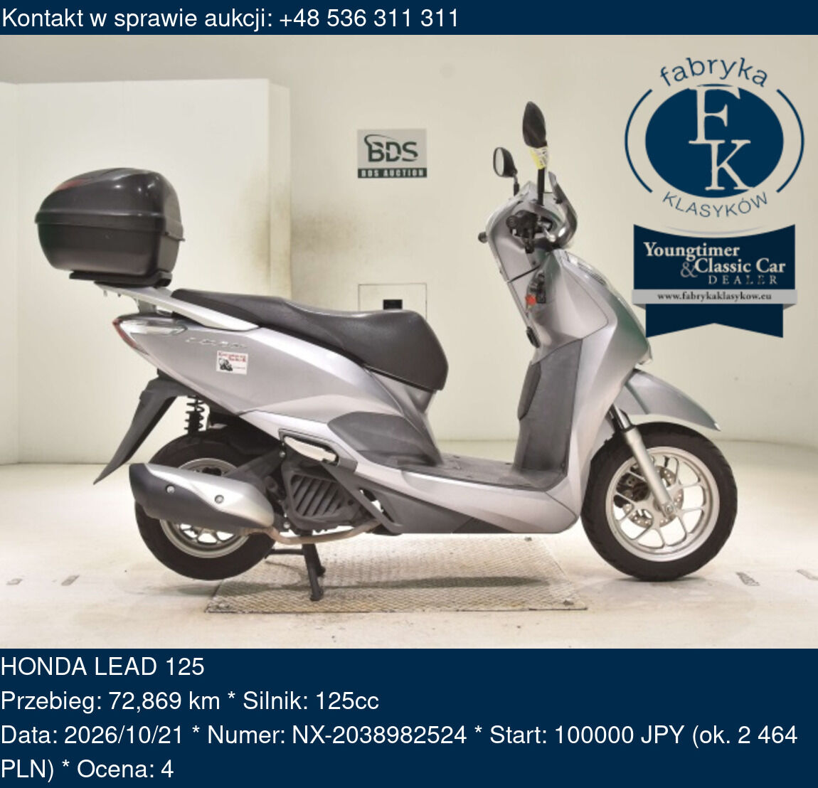 HONDA LEAD 125  - zdjęcie 2