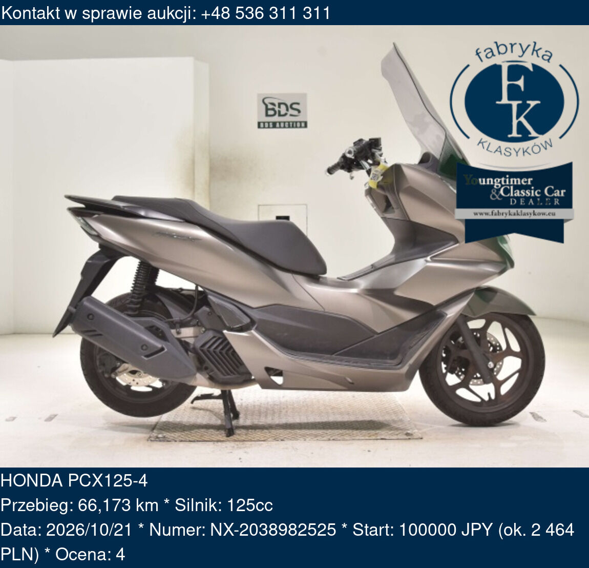 HONDA PCX125-4 - zdjęcie 2