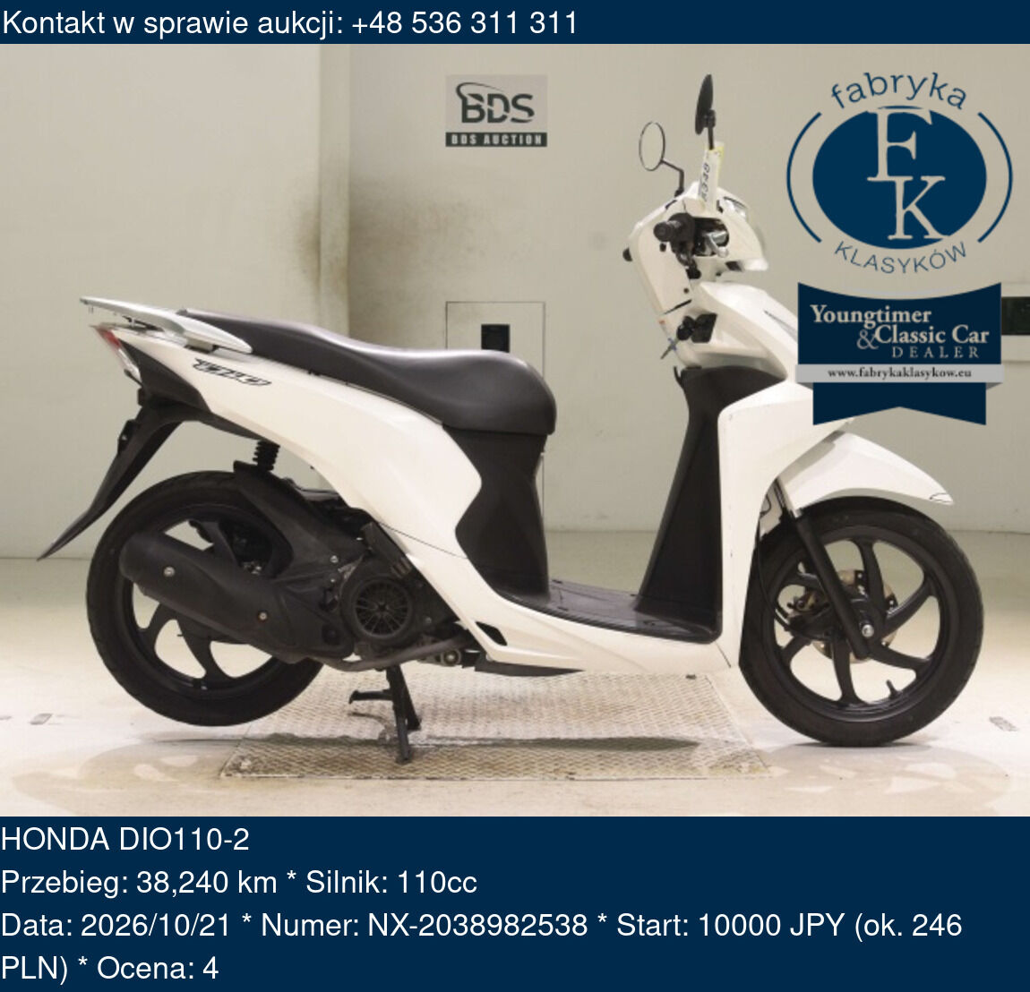 HONDA DIO110-2  - zdjęcie 2
