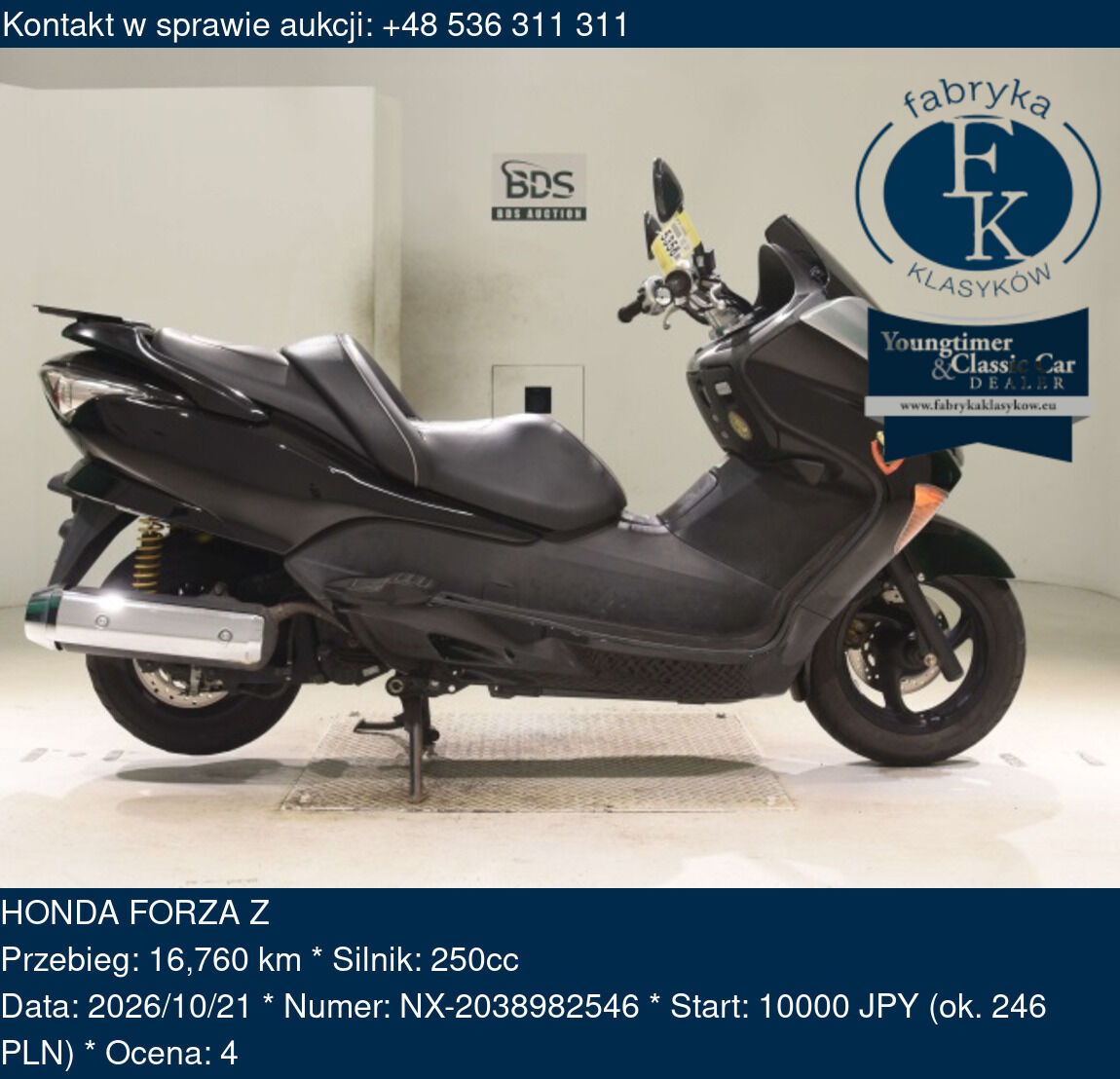 HONDA FORZA Z  - zdjęcie 2