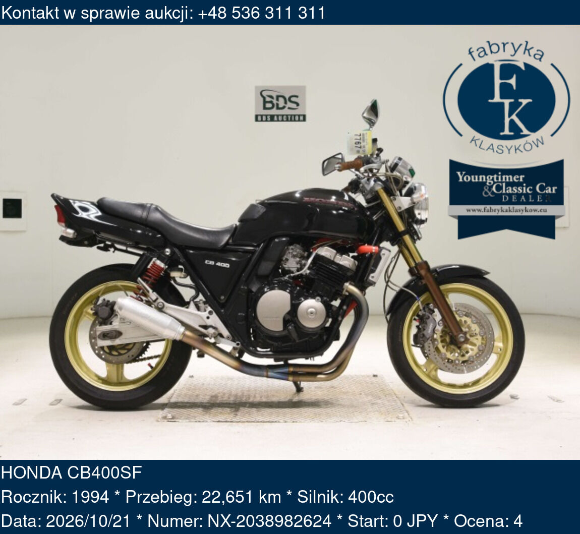 HONDA CB400SF 1994 - zdjęcie 2