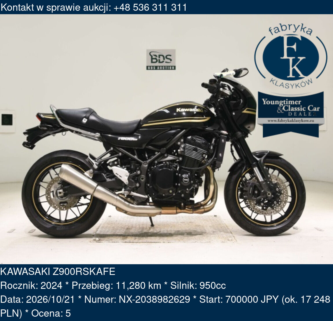 KAWASAKI Z900RSKAFE 2024 - zdjęcie 2
