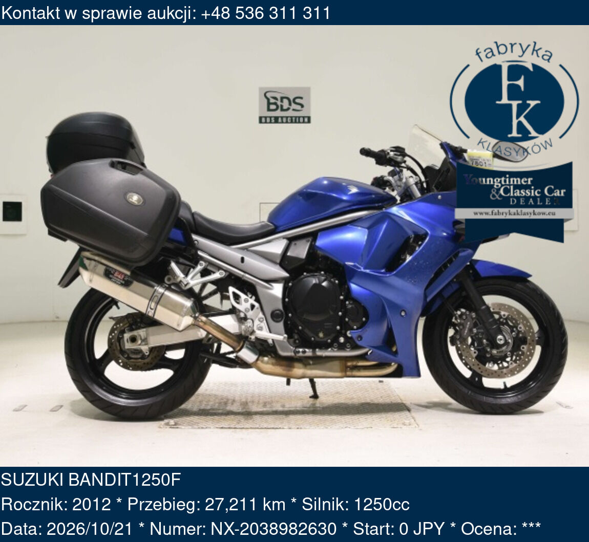 SUZUKI BANDIT1250F 2012 - zdjęcie 2