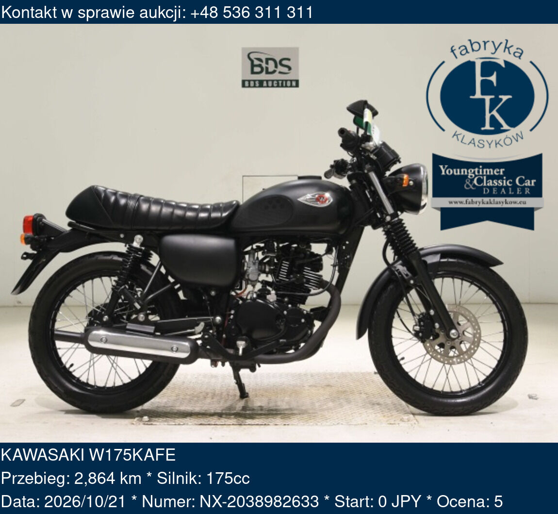 KAWASAKI W175KAFE  - zdjęcie 2