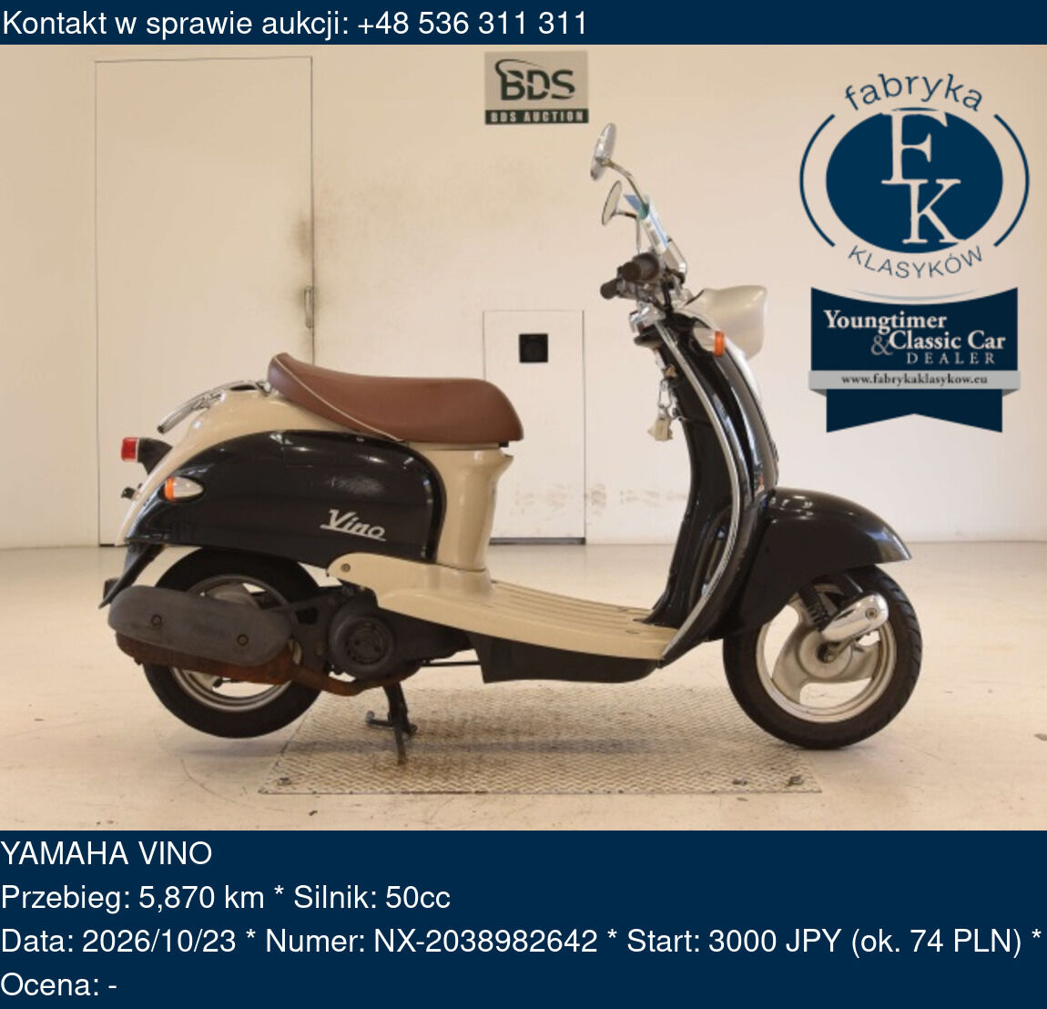 YAMAHA VINO  - zdjęcie 2