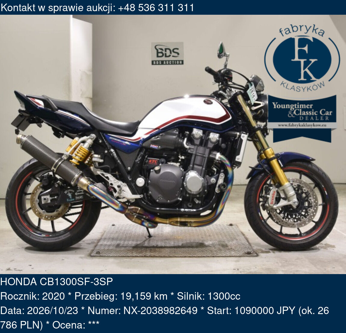 HONDA CB1300SF-3SP 2020 - zdjęcie 2