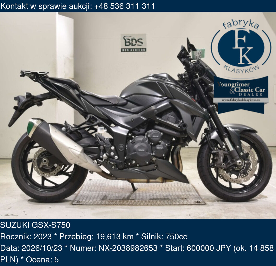 SUZUKI GSX-S750 2023 - zdjęcie 2