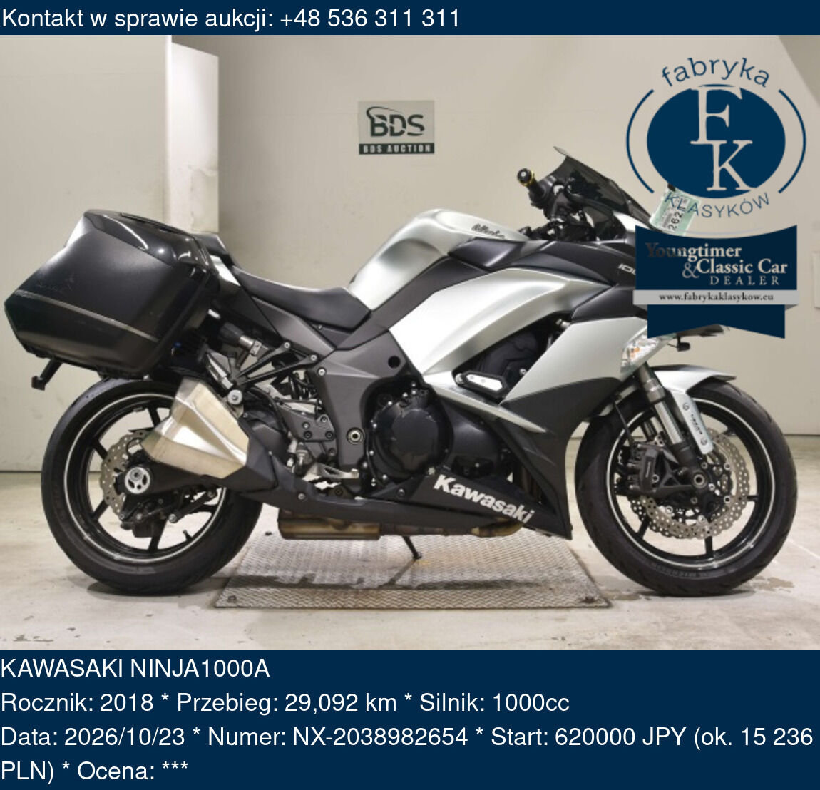 KAWASAKI NINJA1000A 2018 - zdjęcie 2