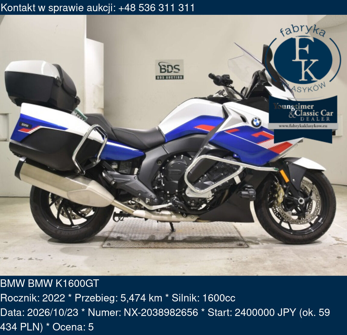 BMW BMW K1600GT 2022 - zdjęcie 2