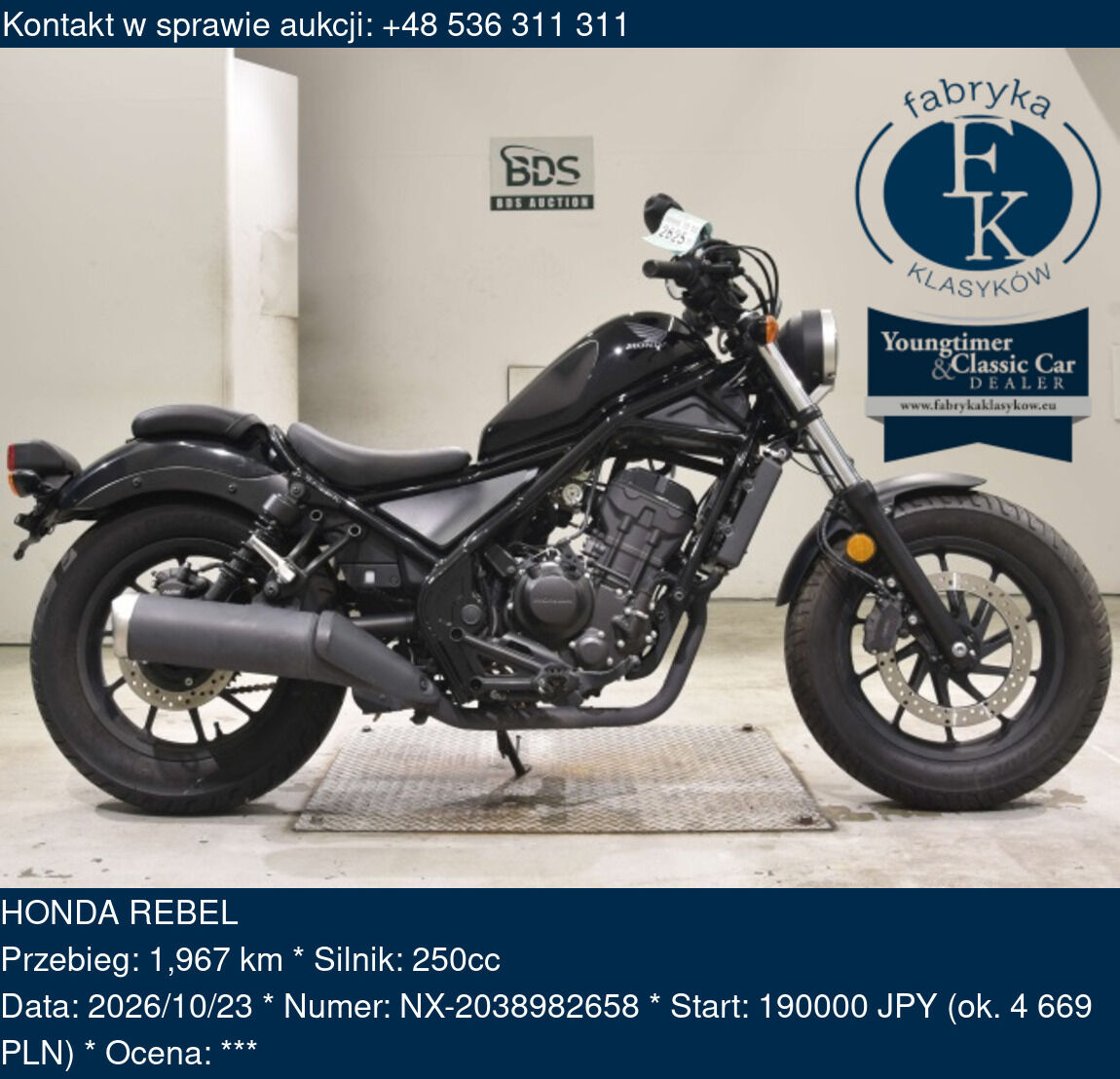 HONDA REBEL - zdjęcie 2