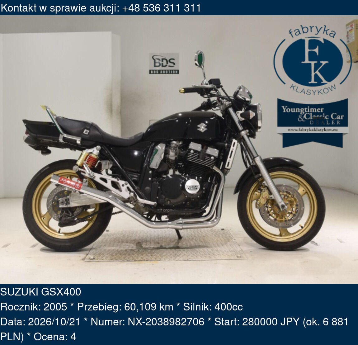 SUZUKI GSX400 2005 - zdjęcie 2
