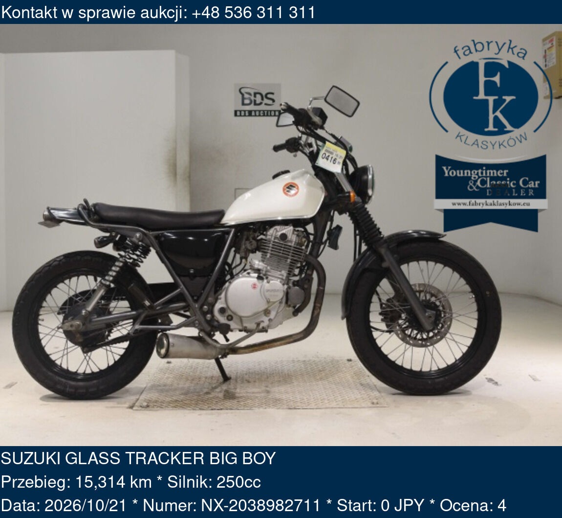 SUZUKI GLASS TRACKER BIG BOY  - zdjęcie 2