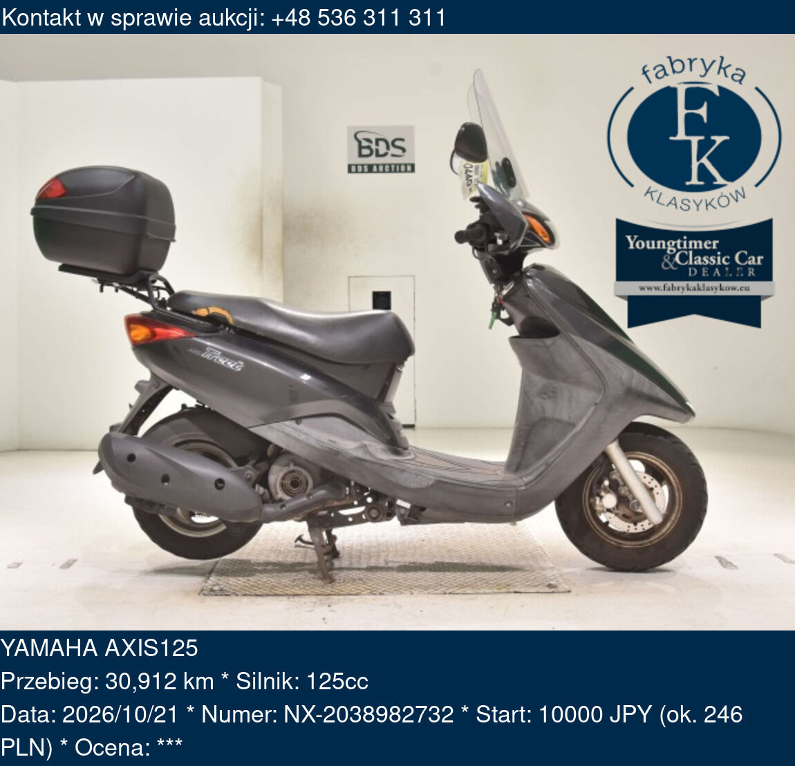 YAMAHA AXIS125  - zdjęcie 2
