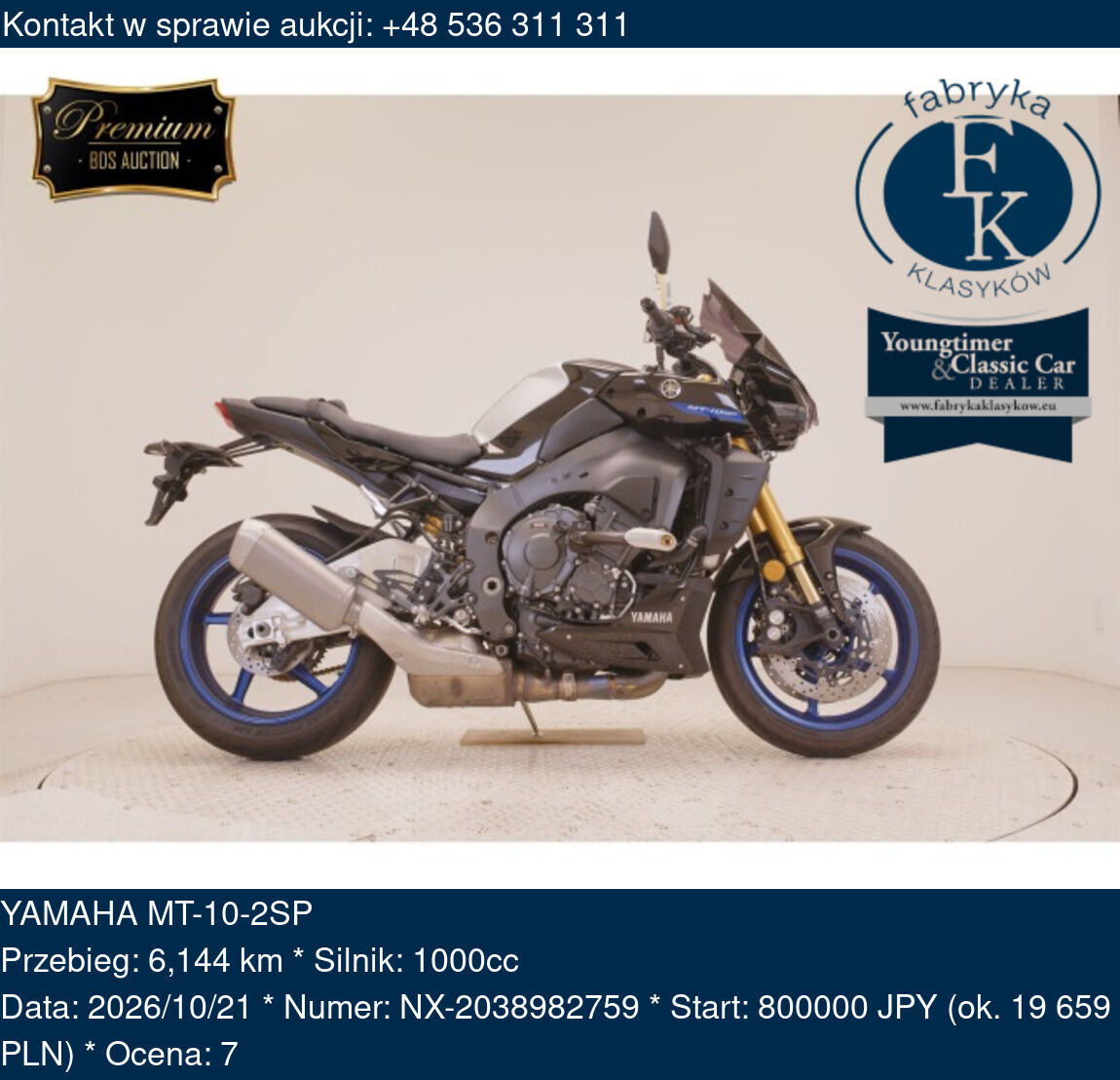 YAMAHA MT-10-2SP  - zdjęcie 2