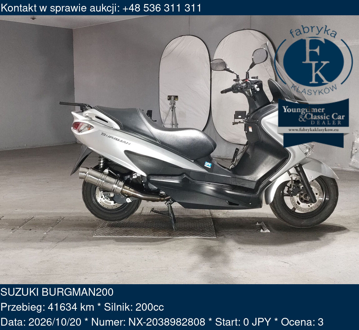 SUZUKI BURGMAN200  - zdjęcie 2