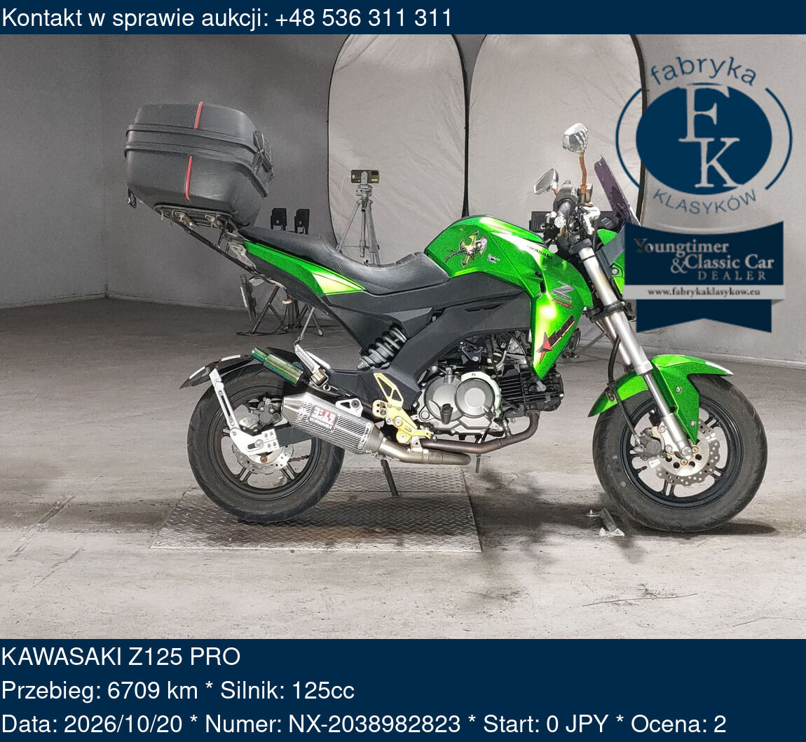 KAWASAKI Z125 PRO  - zdjęcie 2