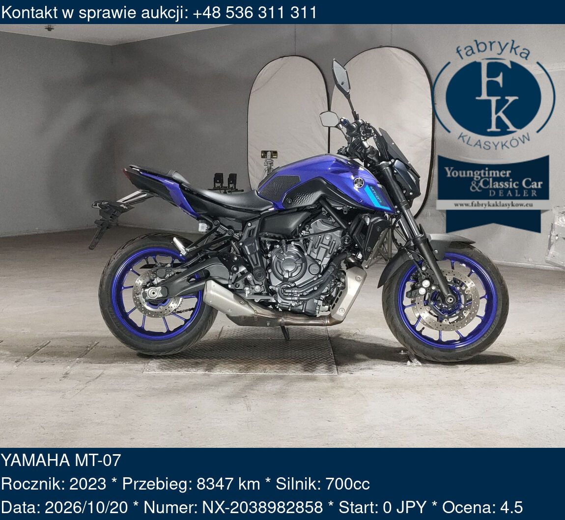 YAMAHA MT-07 2023 - zdjęcie 2
