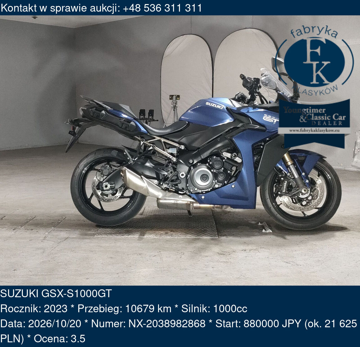SUZUKI GSX-S1000GT 2023 - zdjęcie 2