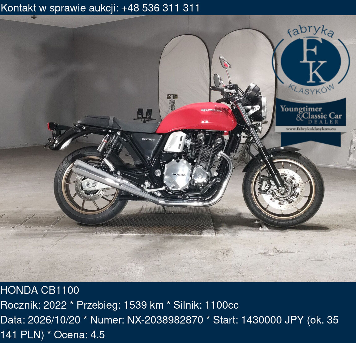 HONDA CB1100 2022 - zdjęcie 2