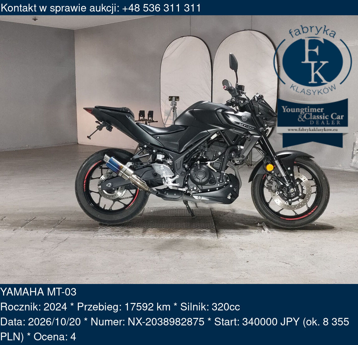 YAMAHA MT-03 2024 - zdjęcie 2
