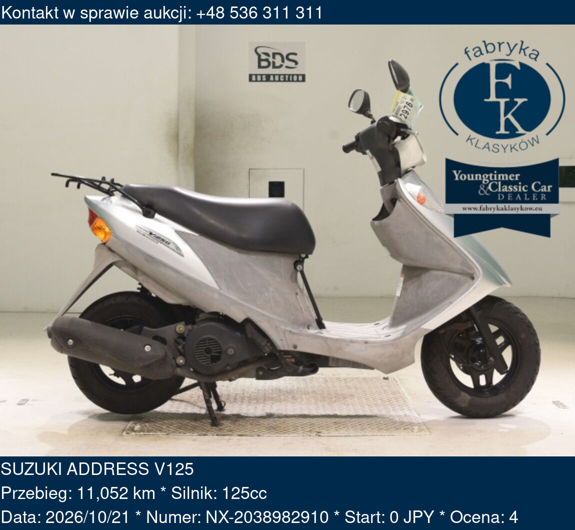 SUZUKI ADDRESS V125  - zdjęcie 2