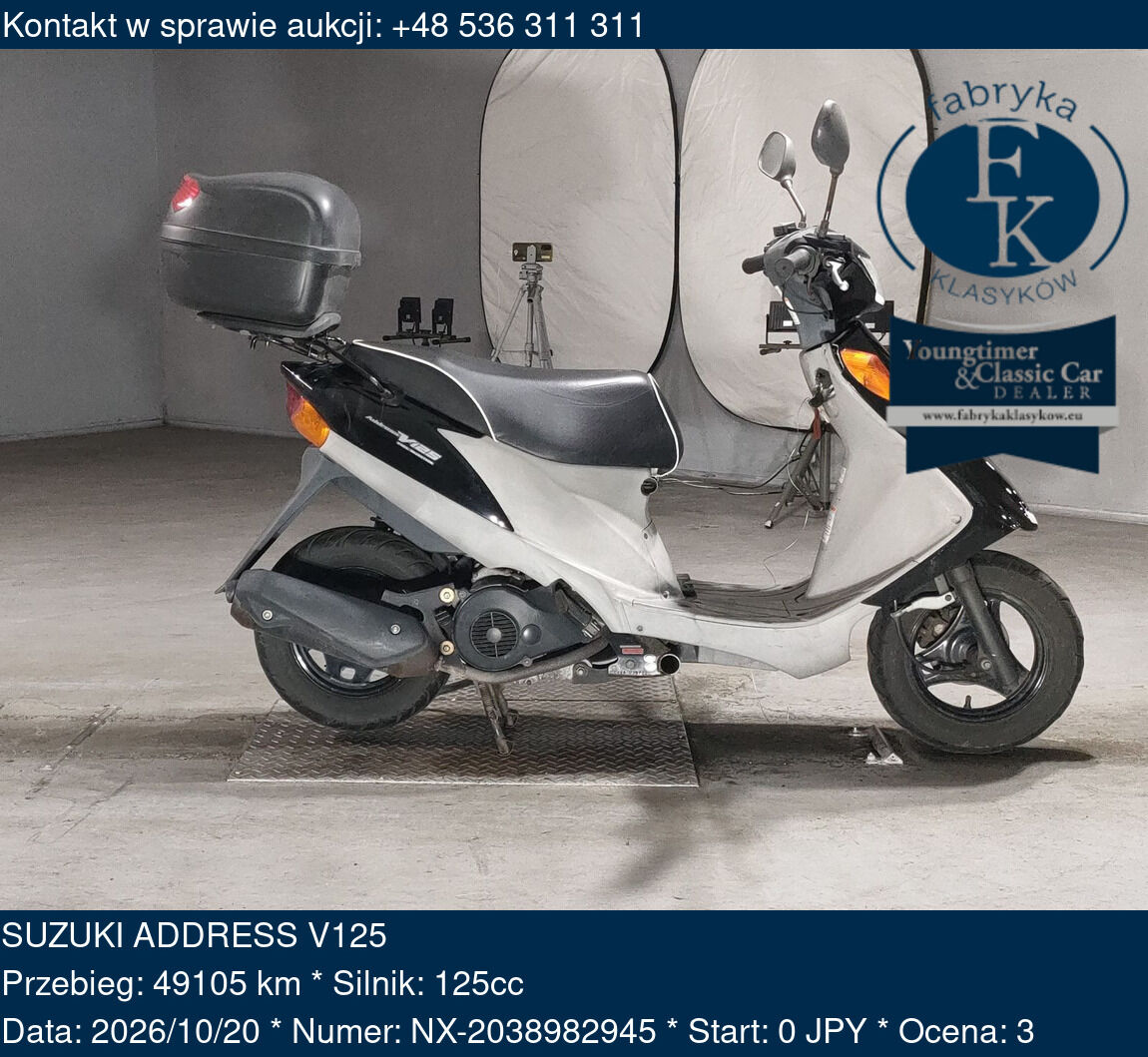 SUZUKI ADDRESS V125  - zdjęcie 2