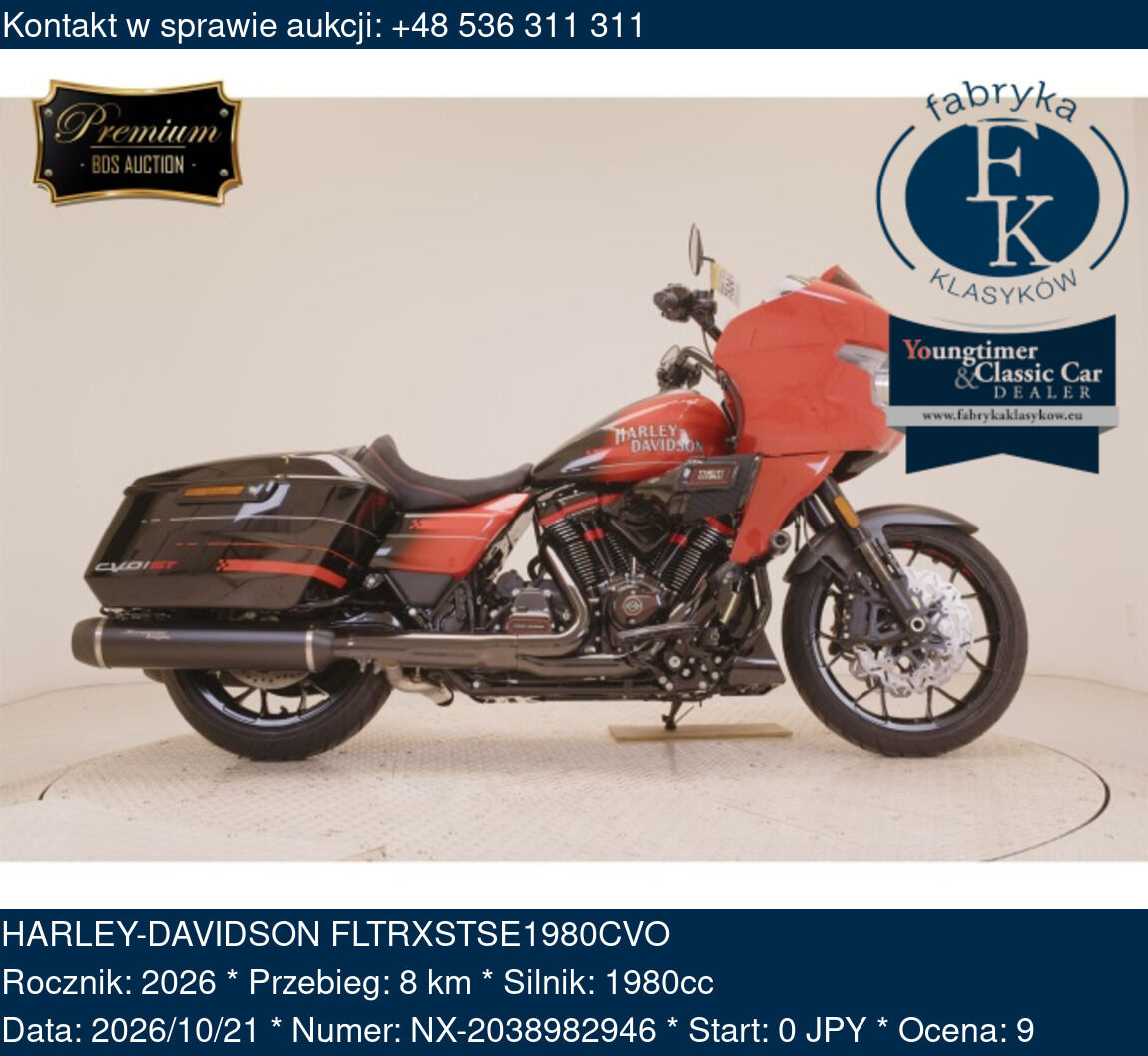 HARLEY-DAVIDSON FLTRXSTSE1980CVO 2026 - zdjęcie 2