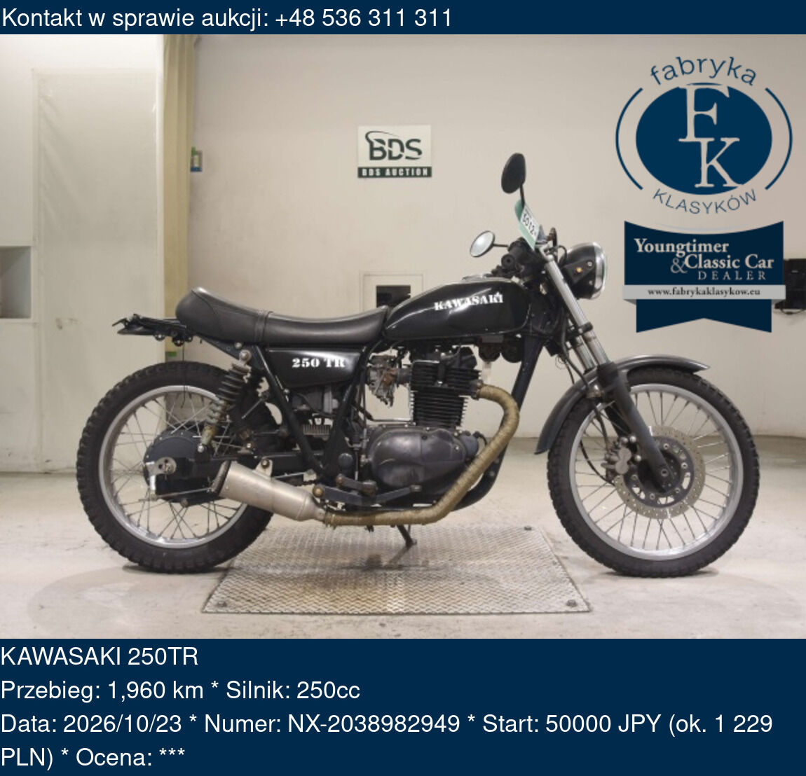 KAWASAKI 250TR  - zdjęcie 2